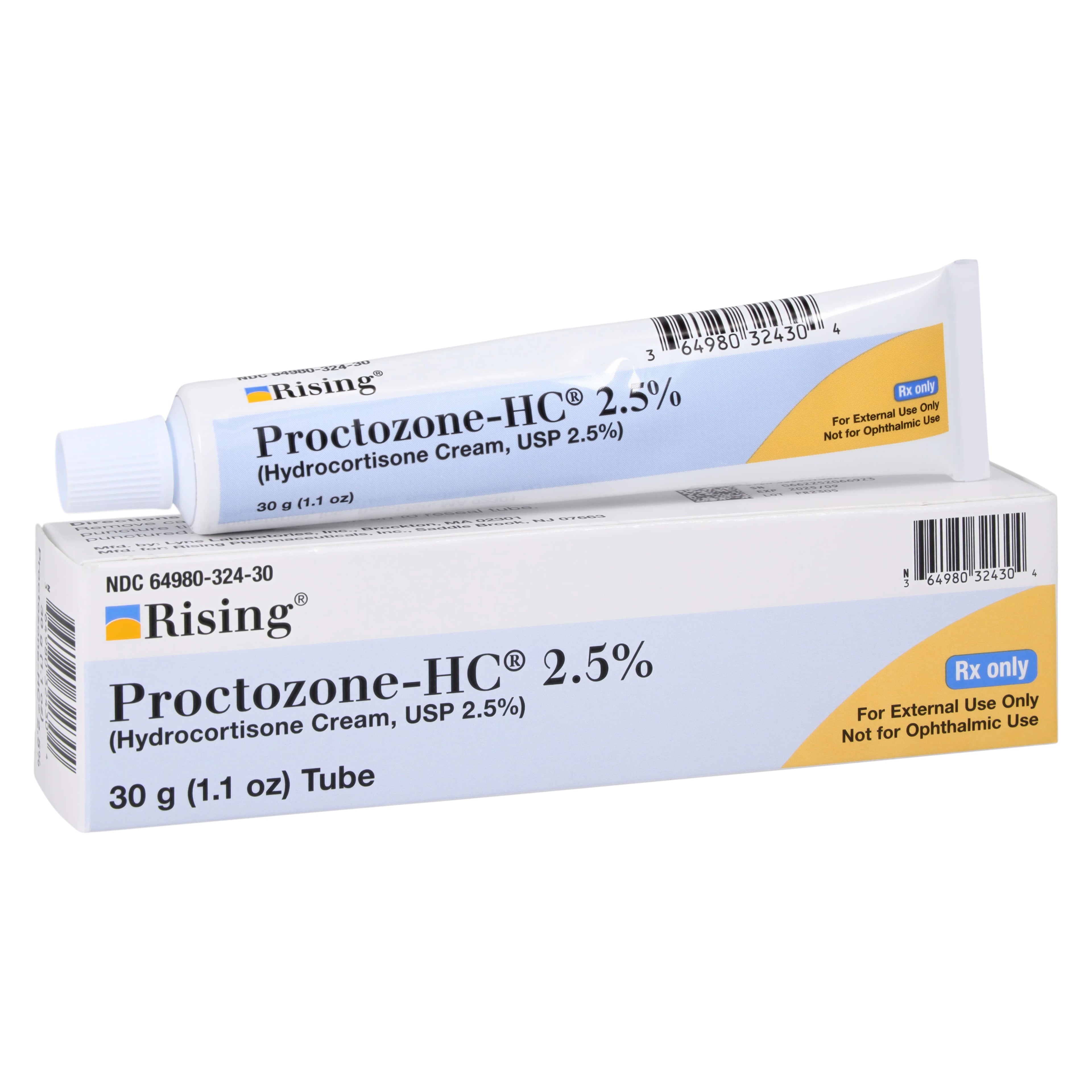 Hydrocortisone Topical Cream 2.5%, 30 g Tube (Rising Pharmaceuticals)