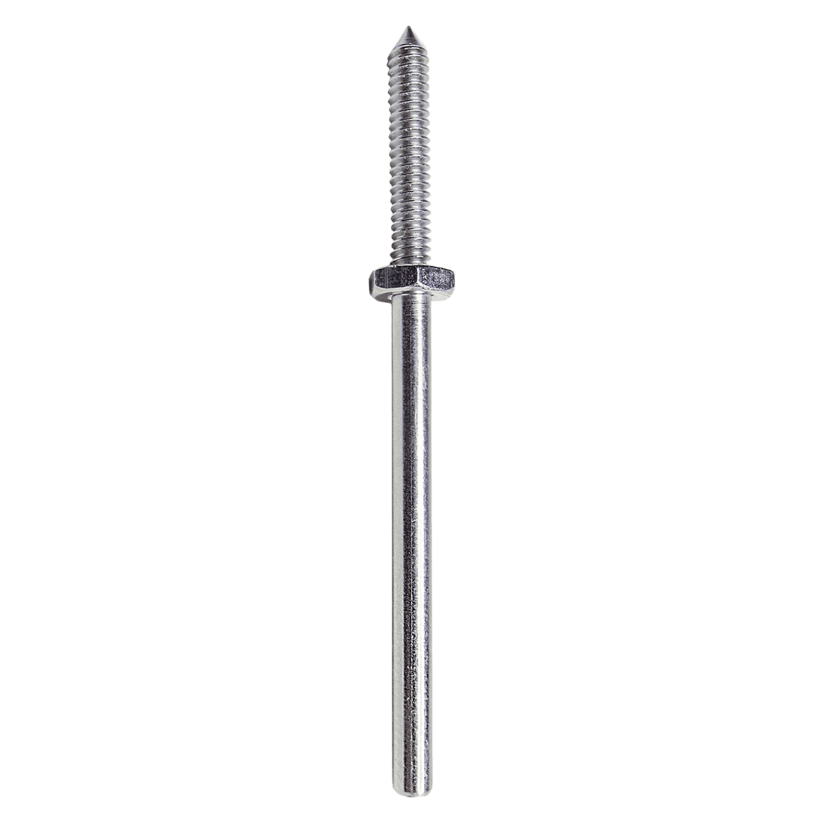 Dedeco Spiral Point Mandrels with Hex Nut, 3/32" Shank, Nickel-Plated, 12/Box, 5427