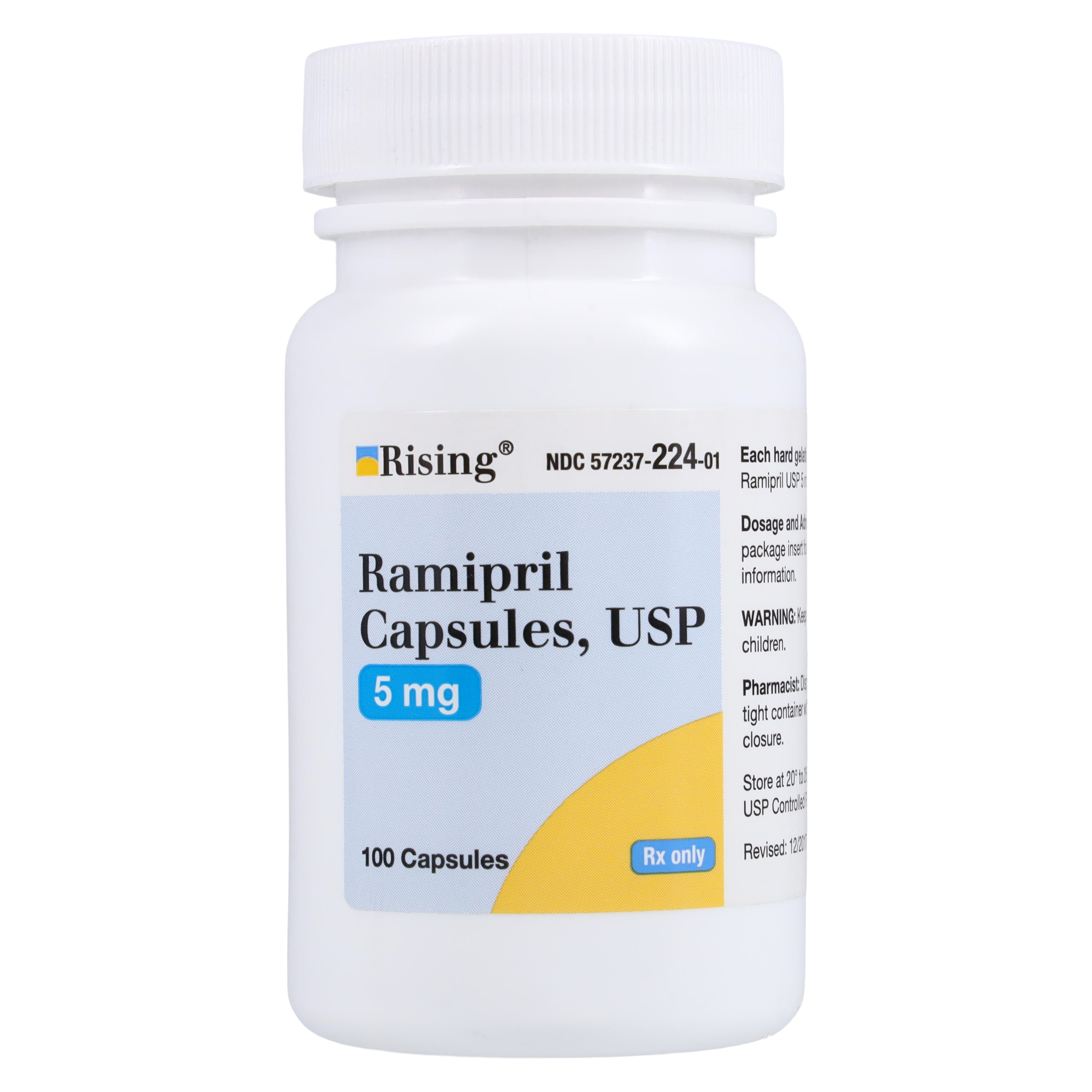 Ramipril Capsules, 5mg, 100/Bottle