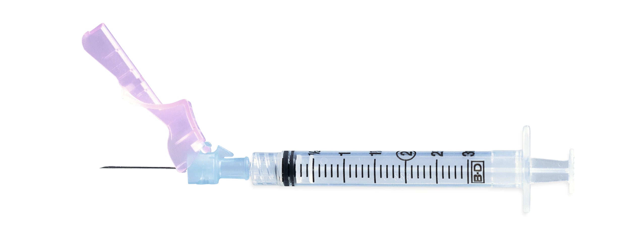 Becton-Dickinson Eclipse Syringe with Needle, 5cc, 23G x 1-1/2", Safety, Low Dead Space, 50/Box