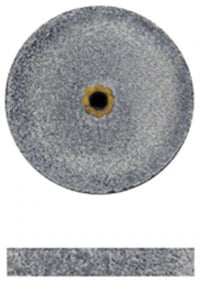 Dedeco Koolies No. 12 Black Grinding Wheel, Coarse Silicon Carbide, 5/8" x 3/32", 50/Box, 0812