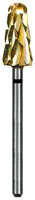 Dedeco Euro Goldies Carbide Bur, Supercoarse Crosscut (XG), HP, Titanium Nitride Coated, 7.0 mm Diameter, G351XG/070