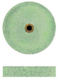 Dedeco Koolies Green #11 No Heat Grinding Wheel, Fine Silicon Carbide, 5/8" x 1/8", 50/Box
