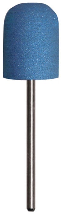 Dedeco Silicone Jumbos Acrylic Polisher, Shape A, Dark Blue, Coarse, HP (3/32" Shank), 5/Box