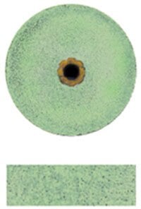 Dedeco Koolies Green #13 No Heat Grinding Wheel, Fine Silicon Carbide, 1/2" x 3/16", 50/Box