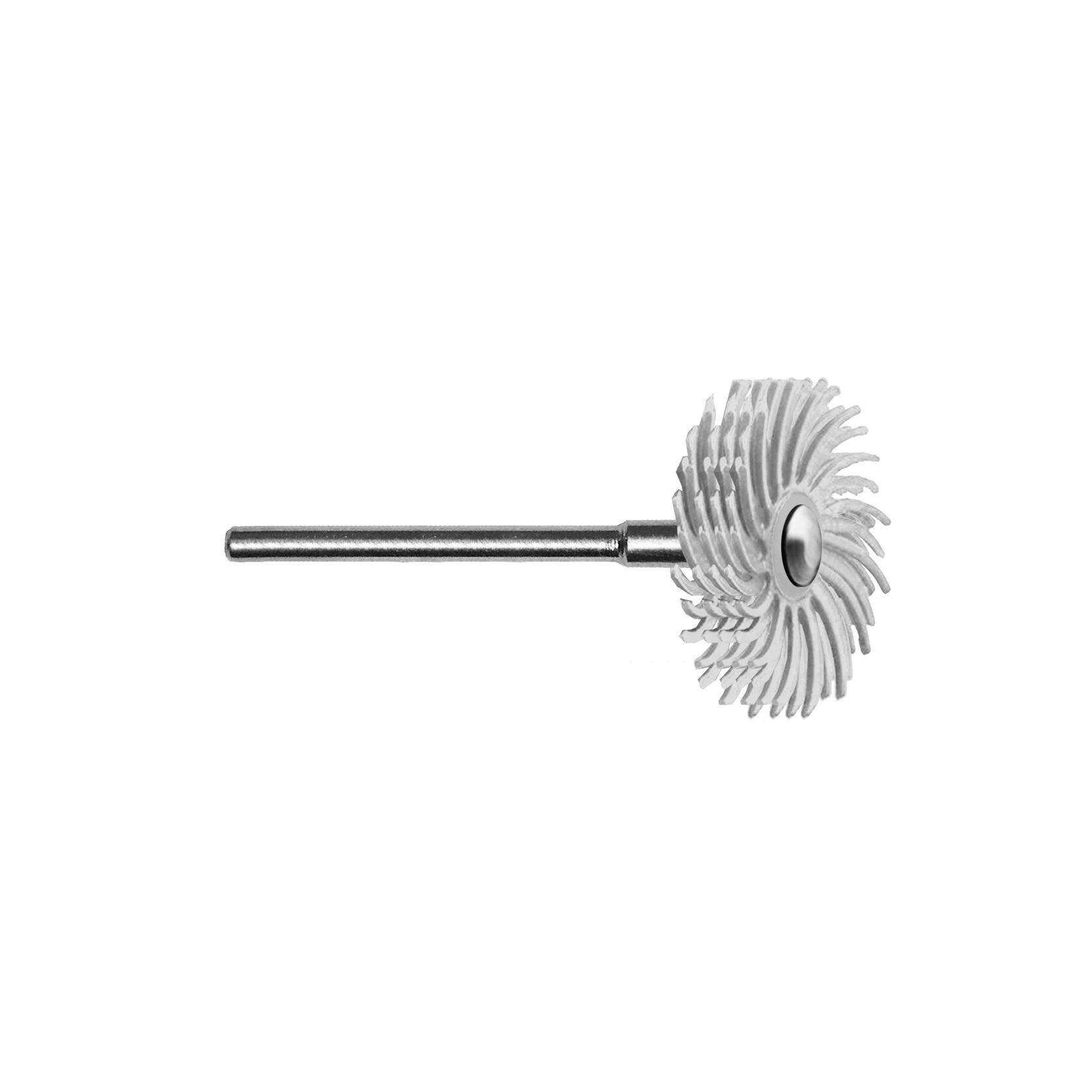 Dedeco Sunburst 7/8 Silicon Carbide Polishing Radial Disc, Coarse, White, 6/Pk