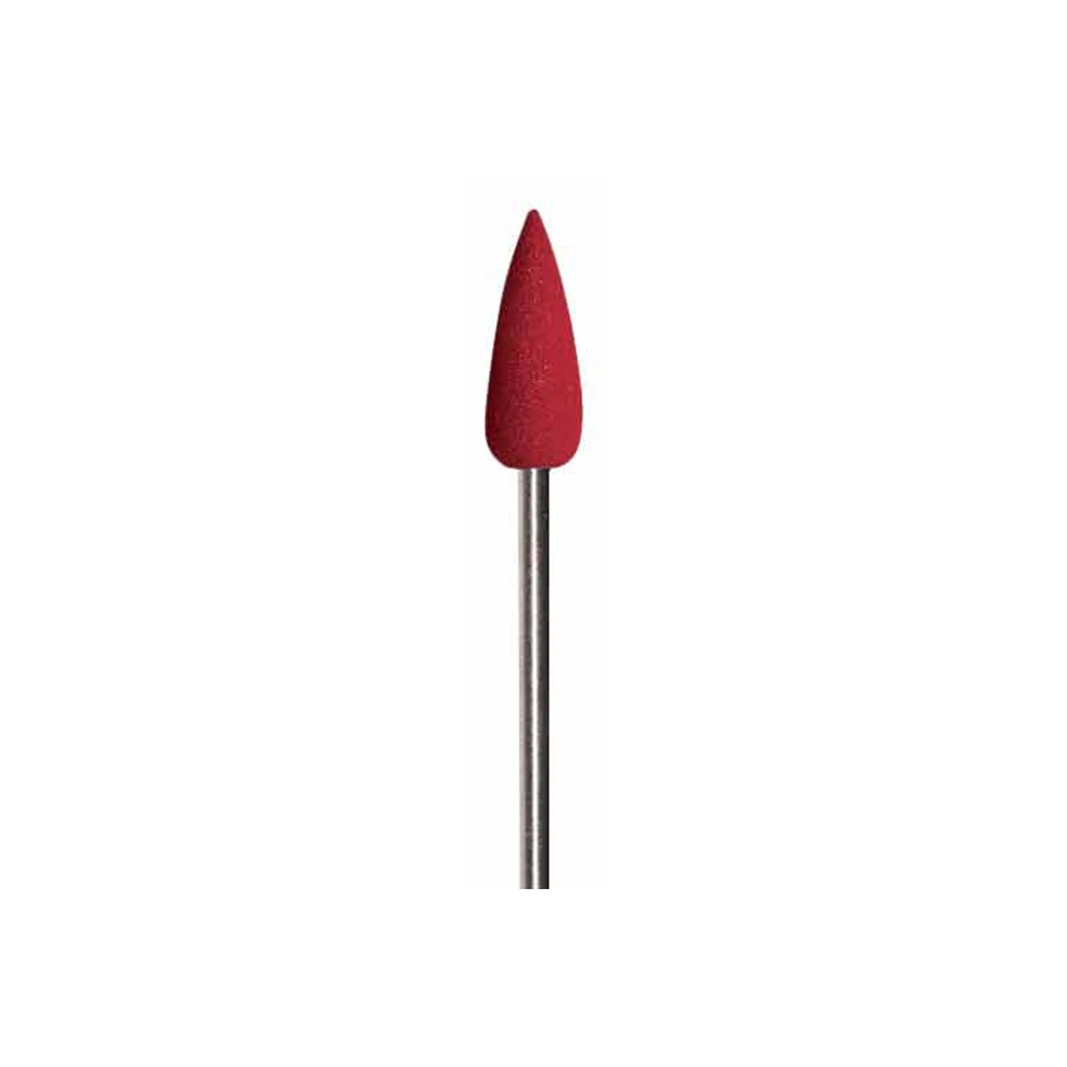 Dedeco Sunburst Finishing & Polishing Points, 3/32" Shank, 220 Grit (Medium), Red, Shape 12, 12/Box