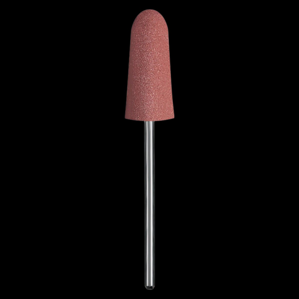 Dedeco Classic Rubber Polisher, Jumbo, Red Shape E, Fine Grit, HP 3/32" Shank, 5/Pkg