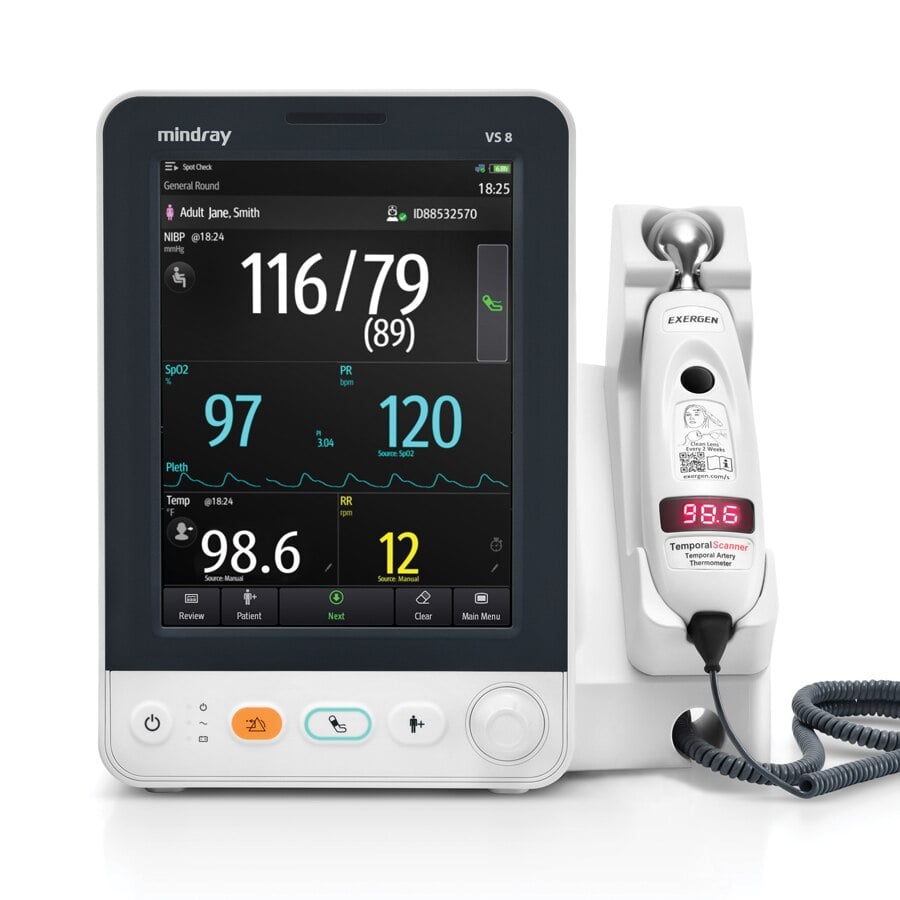 Mindray VS8 Vital Signs Monitor with NIBP and Pulse Oximetry (SpO2)