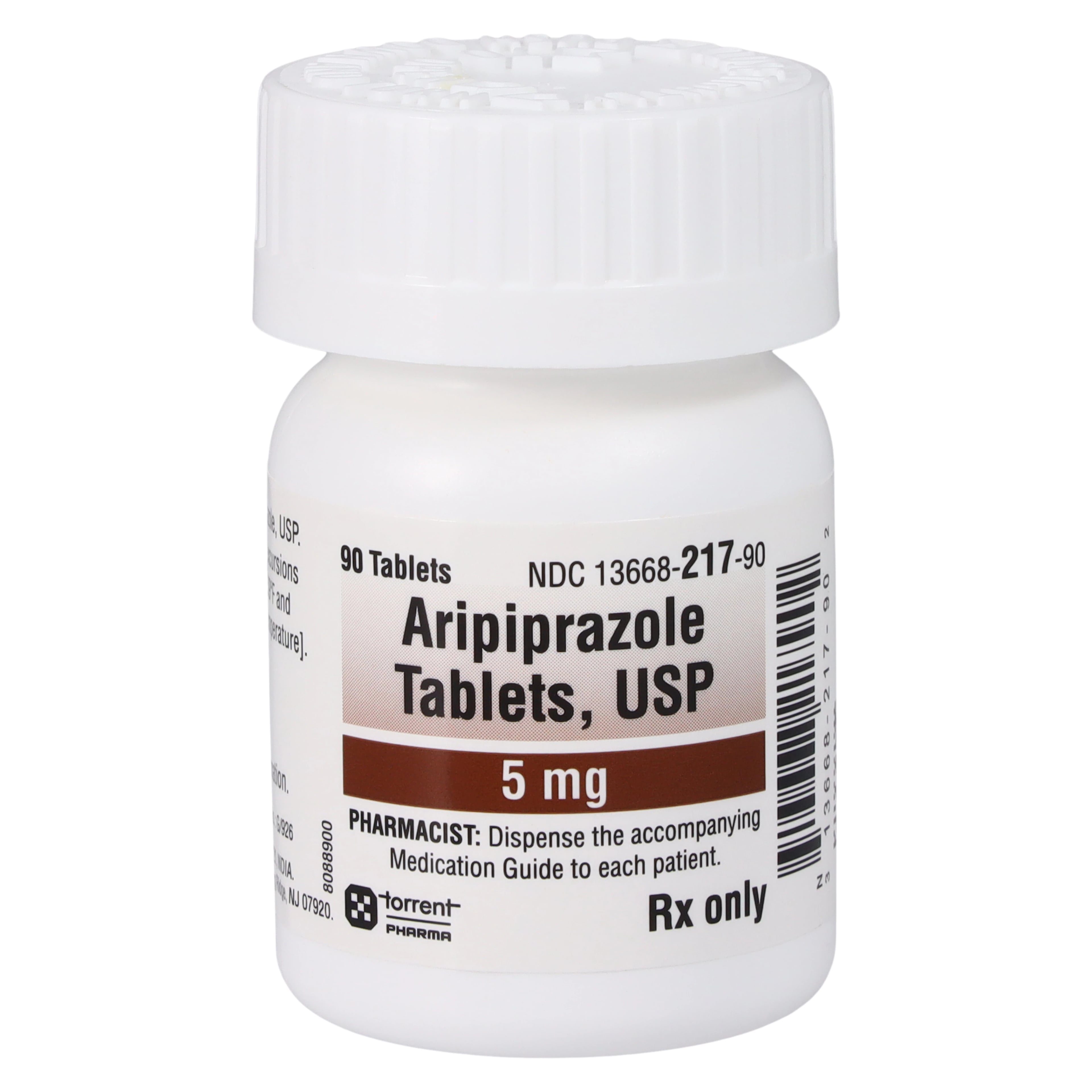 Aripiprazole Tablets 5 mg, 90 Count Bottle (Torrent Pharmaceuticals)