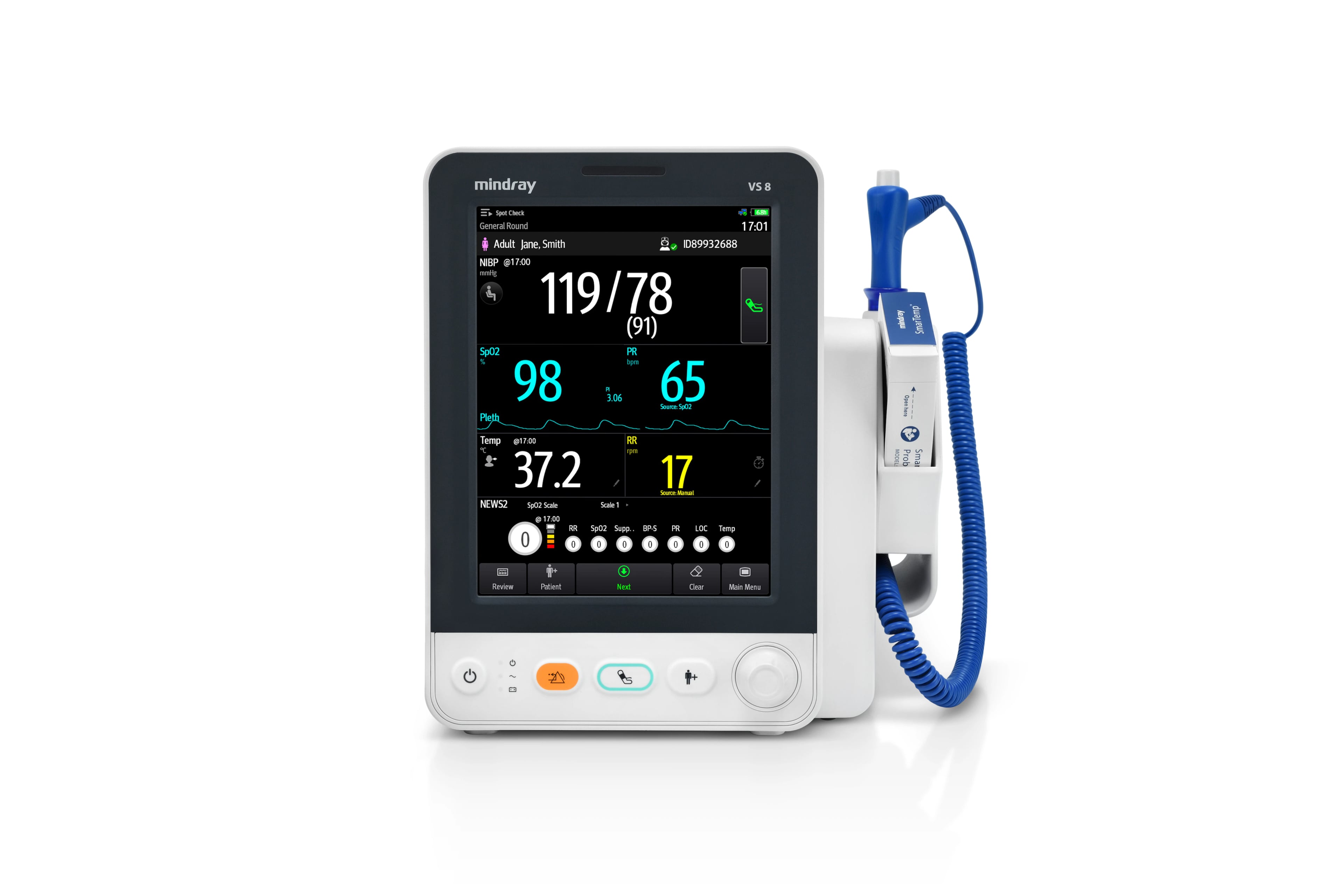 Mindray VS8 Vital Signs Monitor with NIBP and Pulse, Each