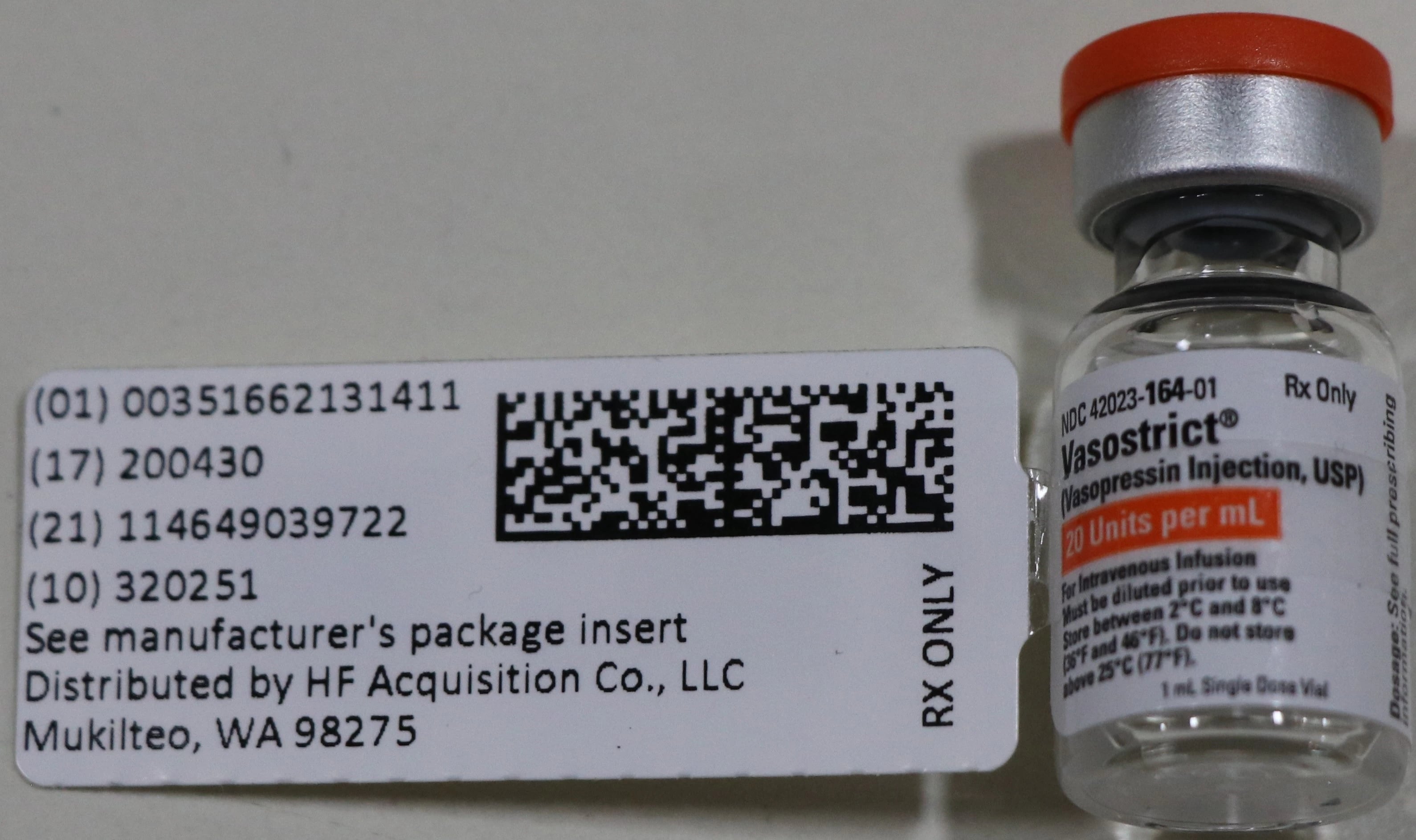 Vasostrict Injection 20U/mL SDV 1mL Each