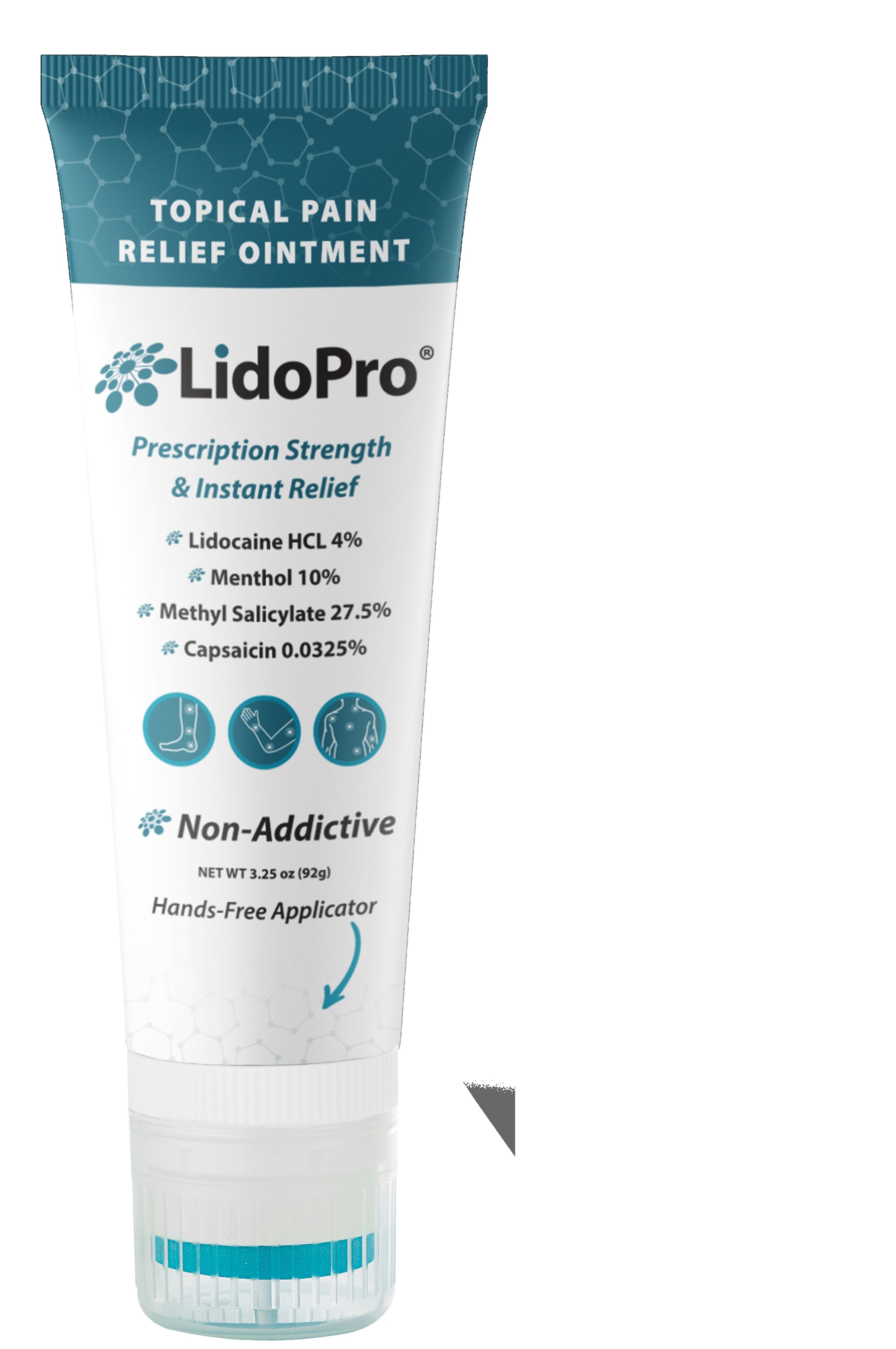 LidoPro Ointment 4% Lidocaine, 3.25 oz Tube