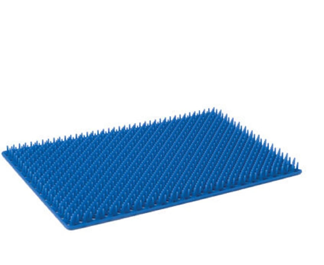 Sklarlite Sterilization Container Mat, Silicone, Blue, 9 x 9-1/2", Non-Sterile, Reusable, Each