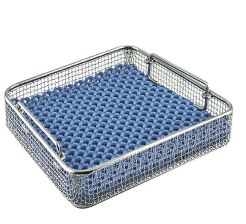 Sklarlite Sterilization Container Basket, Half Size, 9-1/2 x 10 x 1"