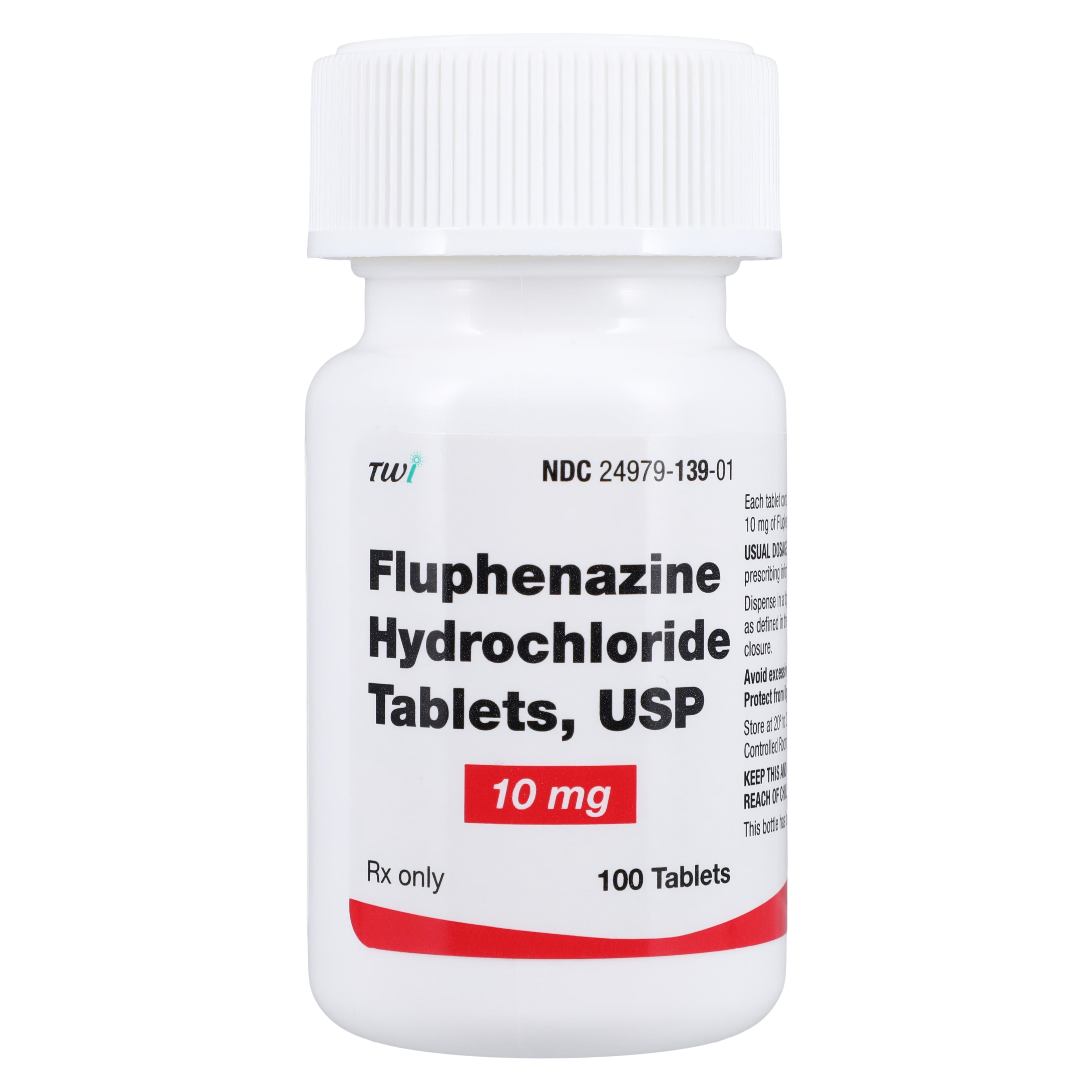 Fluphenazine HCl Tablets, 10 mg, 100 Tablets per Bottle
