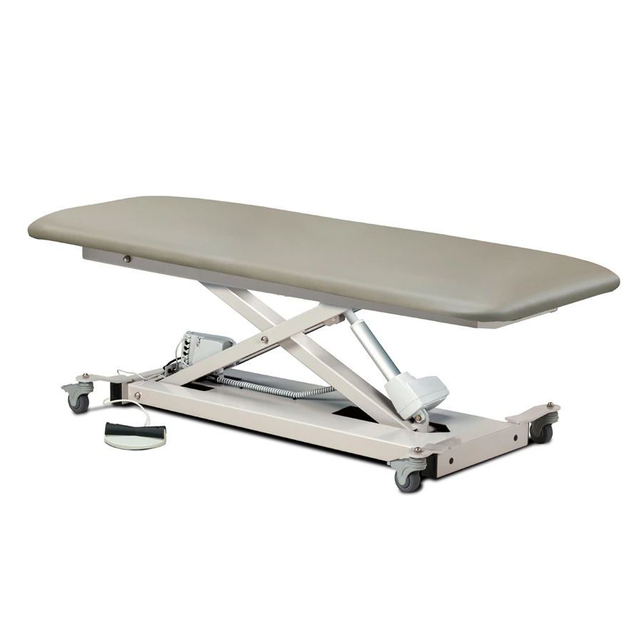 Clinton Industries Power Treatment Table with Shroud, Warm Gray, 500 lb Capacity