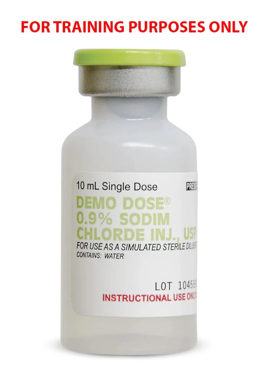 Pocket Nurse Training Demo Dose Sodium Chloride Injection, 10mL