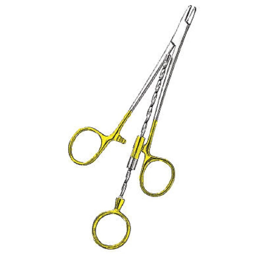 Sklar Instruments Corwin Wire Twisting Forceps, Serrated, 6", Tungsten Carbide/Stainless Steel, Non-Sterile, Each