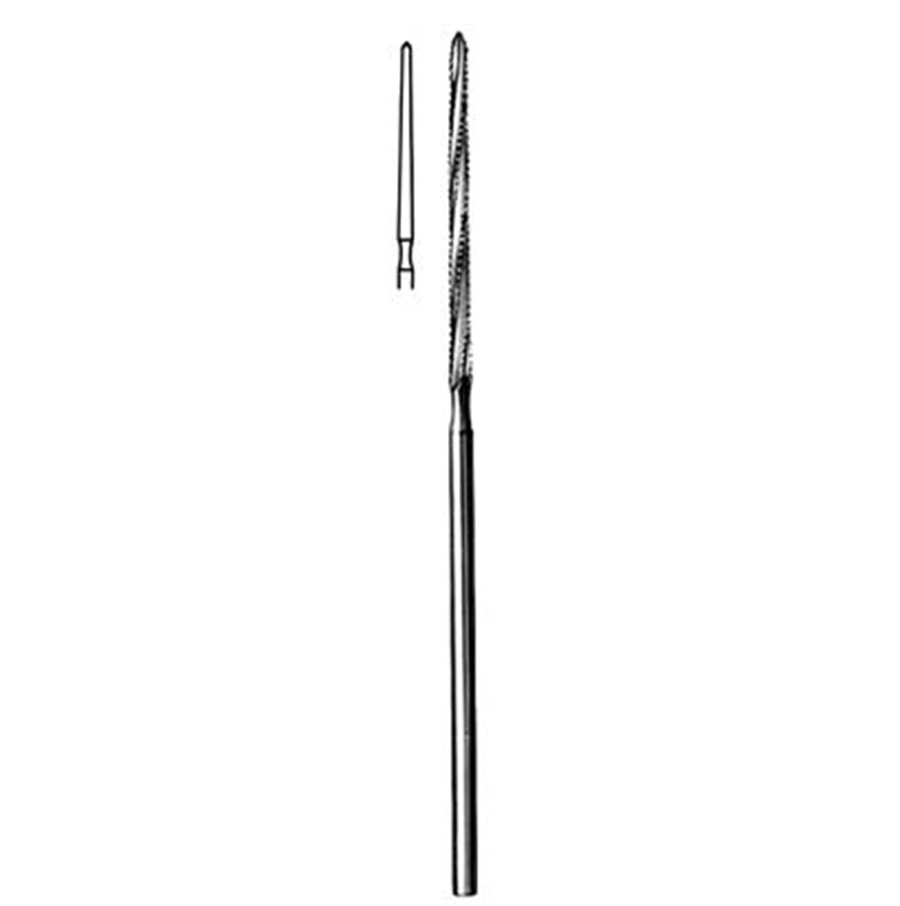 Lindemann Bone Burr, Large, 80mm, Stainless Steel, Each