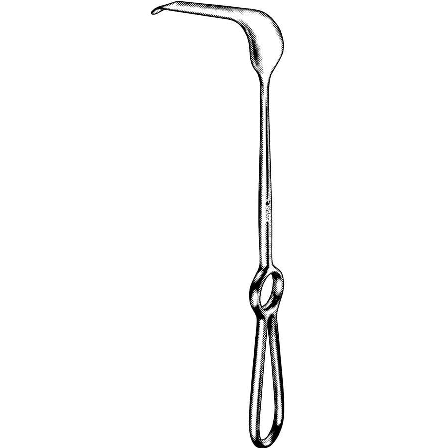 Obwegeser Surgical Retractor, 9-1/2" (15 x 70mm), Stainless Steel, Non-Sterile, Reusable