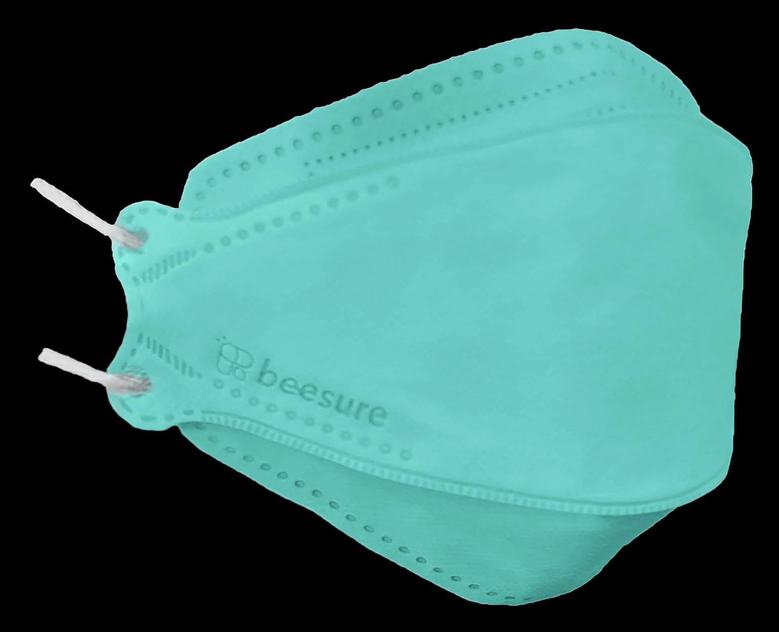 BeeSure Radiant Procedure Face Mask, ASTM Level 3, Aqua, 40/Box, BE2600
