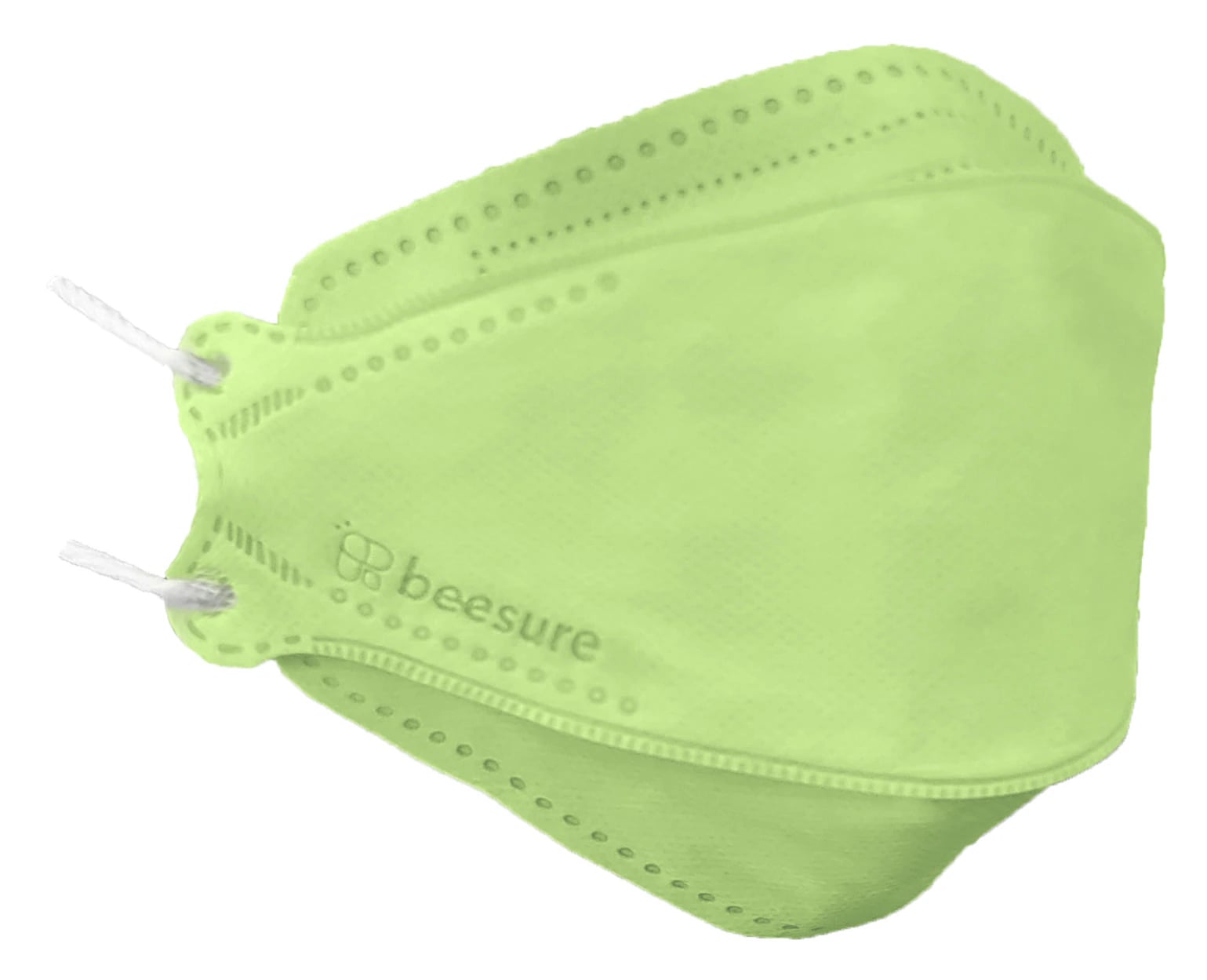 BeeSure Radiant Procedure Face Mask, ASTM Level 3, Lime, 40/Box, BE2610