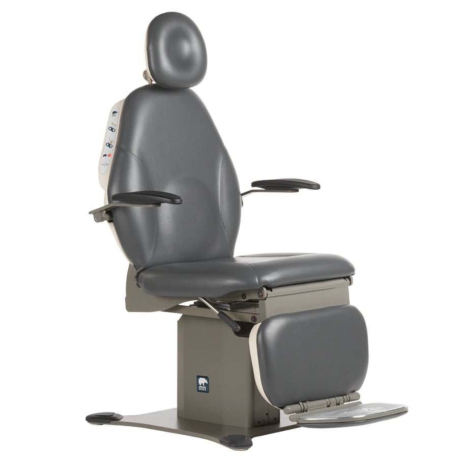 Med Technology Industries 461 Exam Chair with Swivel Top, 100-240V, 550 lb Capacity
