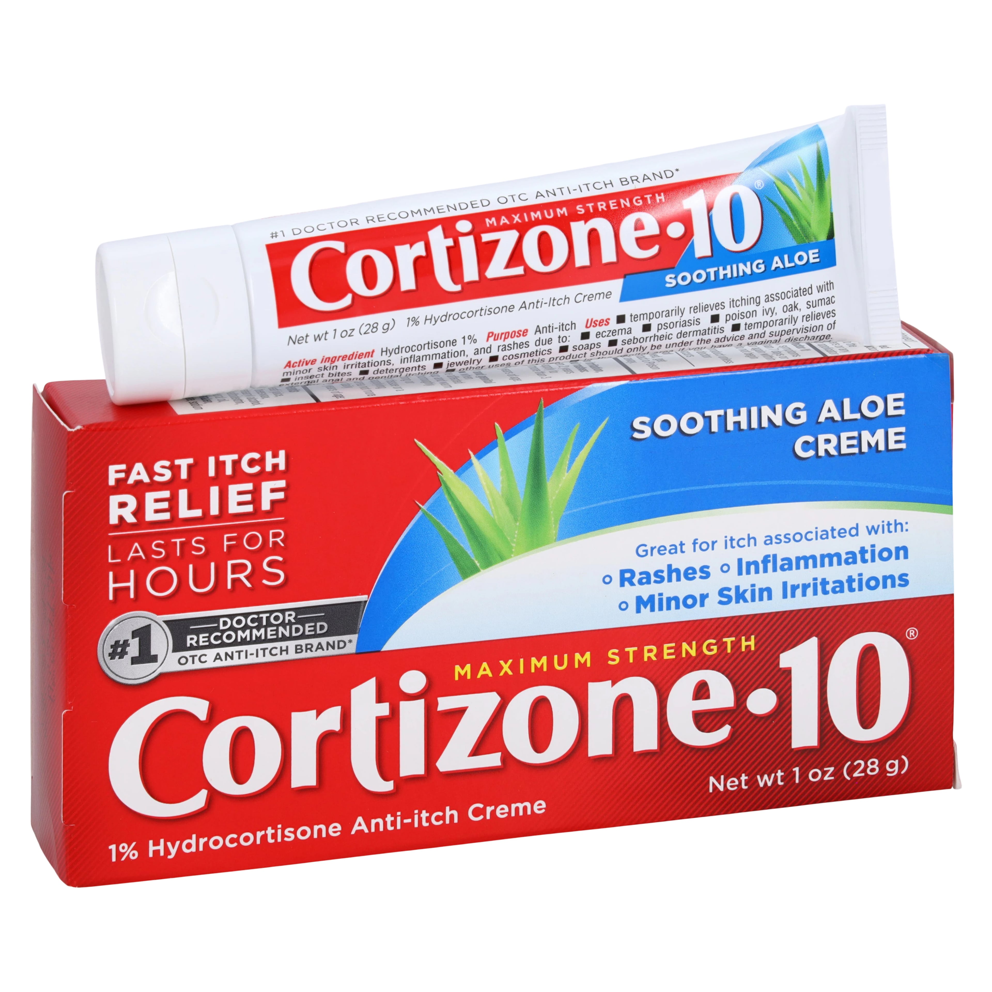 Cortizone-10 Anti-Itch Cream with Aloe, 1 oz Tube