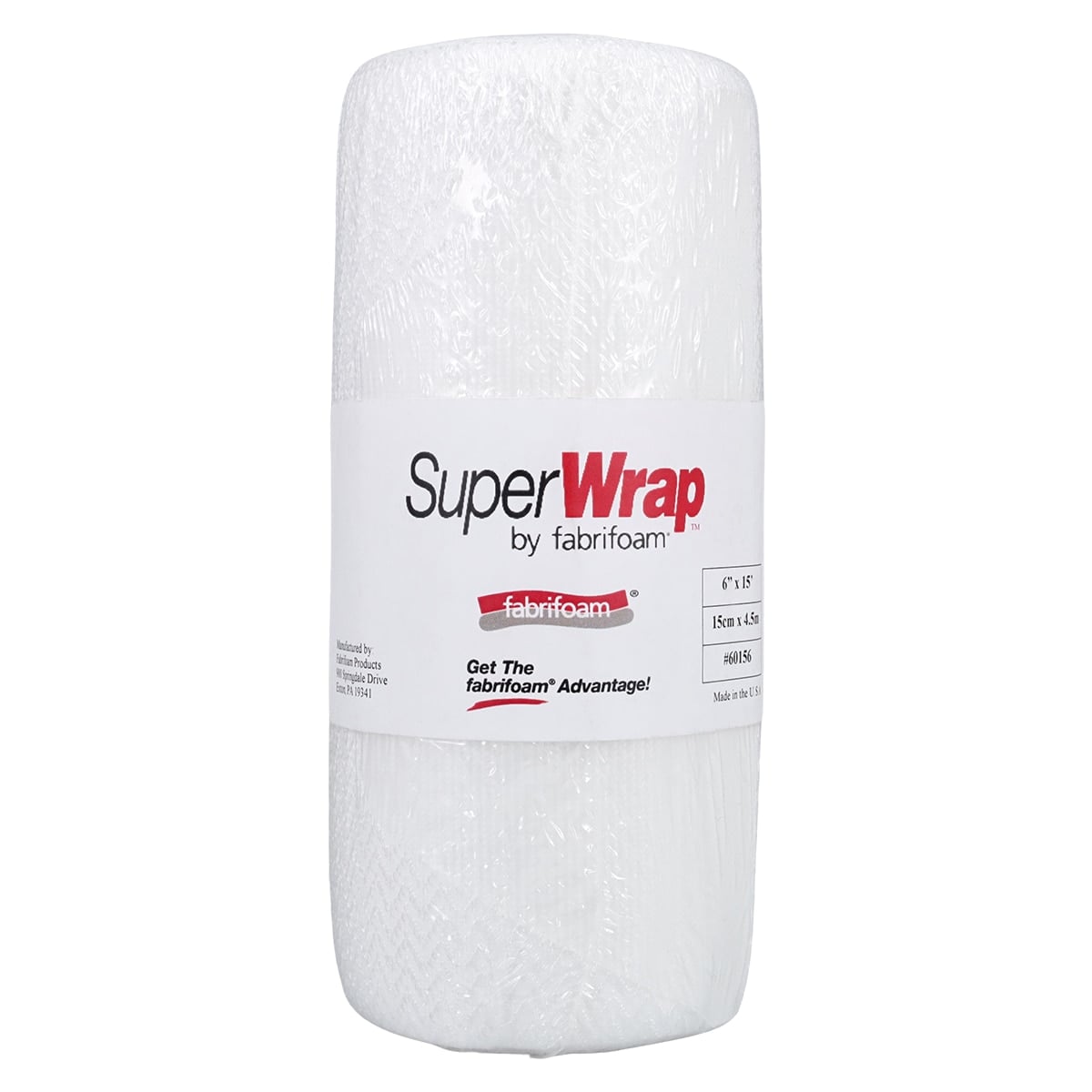 Fabrifoam SuperWrap Stretch Bandage, Foam Back, 6" x 15', Each
