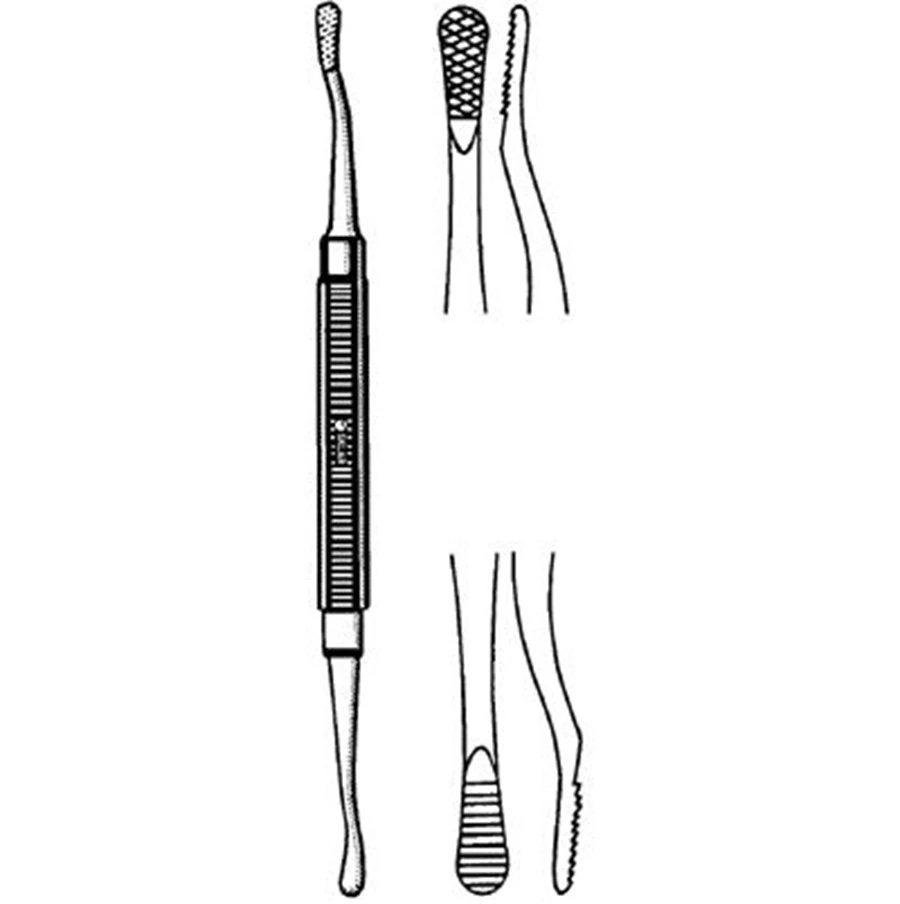 Sklar Instruments Bone File #12A, Stainless Steel, Non-Sterile, Reusable, Each