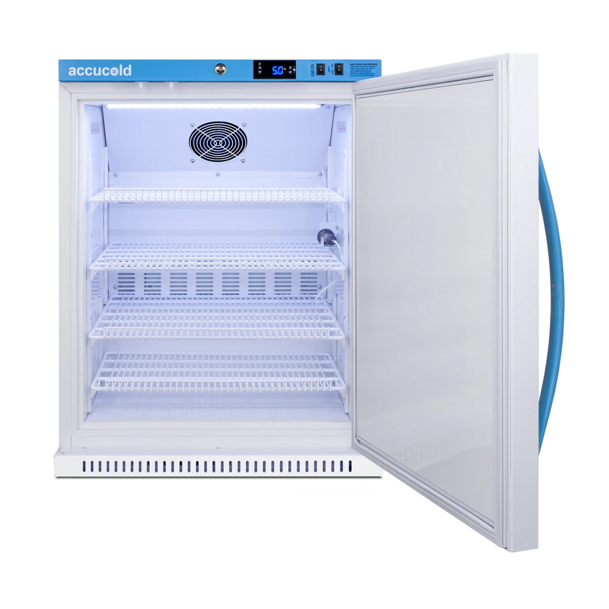 Accucold Performance Series Vaccine Refrigerator, 6.0 Cu Ft, Solid Door, 2-8°C, Built-In