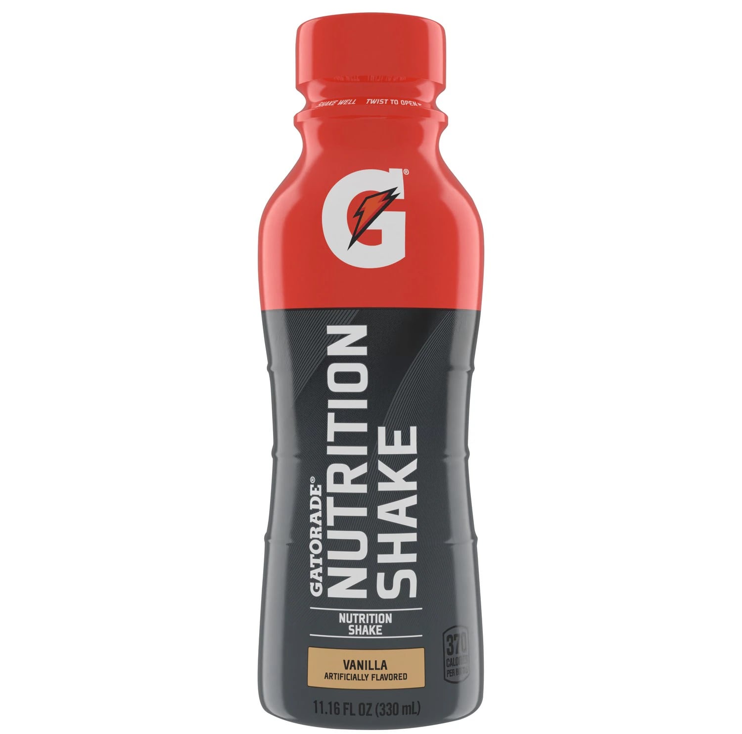 Gatorade Nutrition Protein Shake, Vanilla, 11.16 oz Bottle, 12/Case