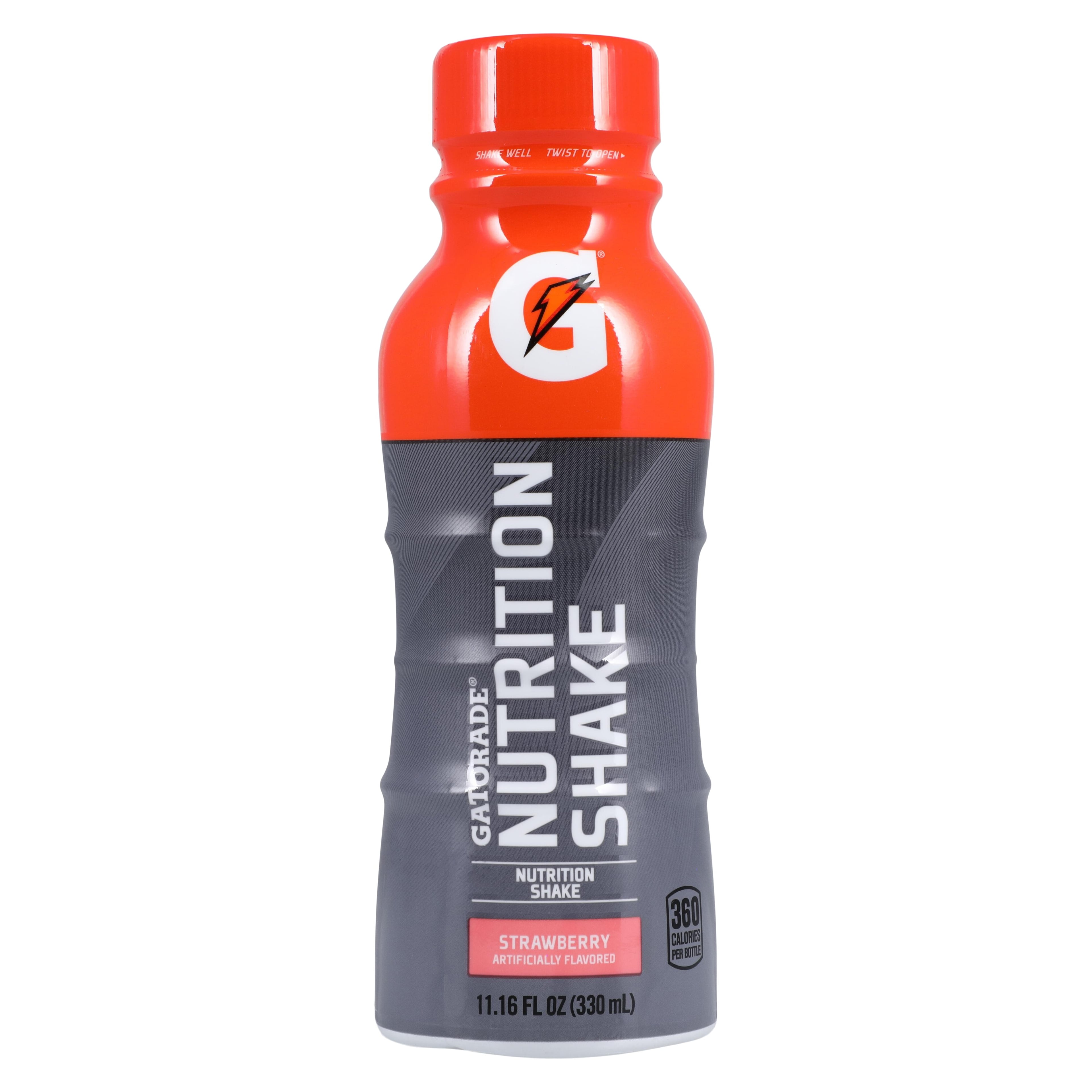 Gatorade Nutrition Protein Shake, Strawberry, 11.16 oz Bottle, 12/Case