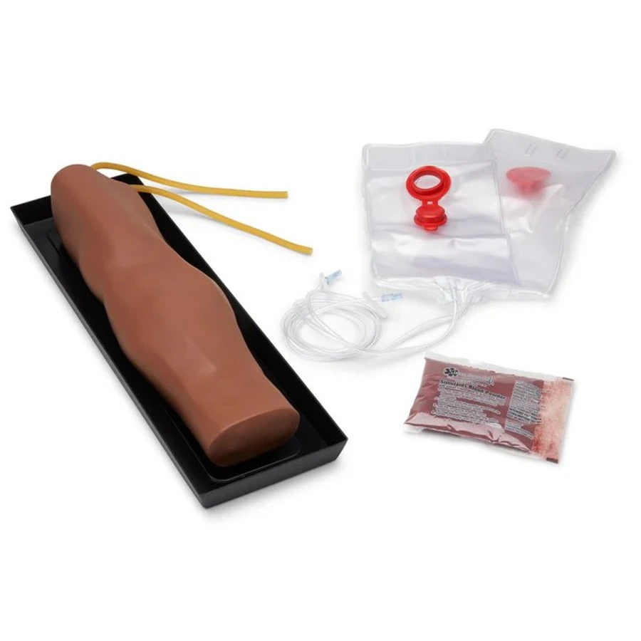 Nasco Healthcare Simulator Training IV Arm, Portable, Dark