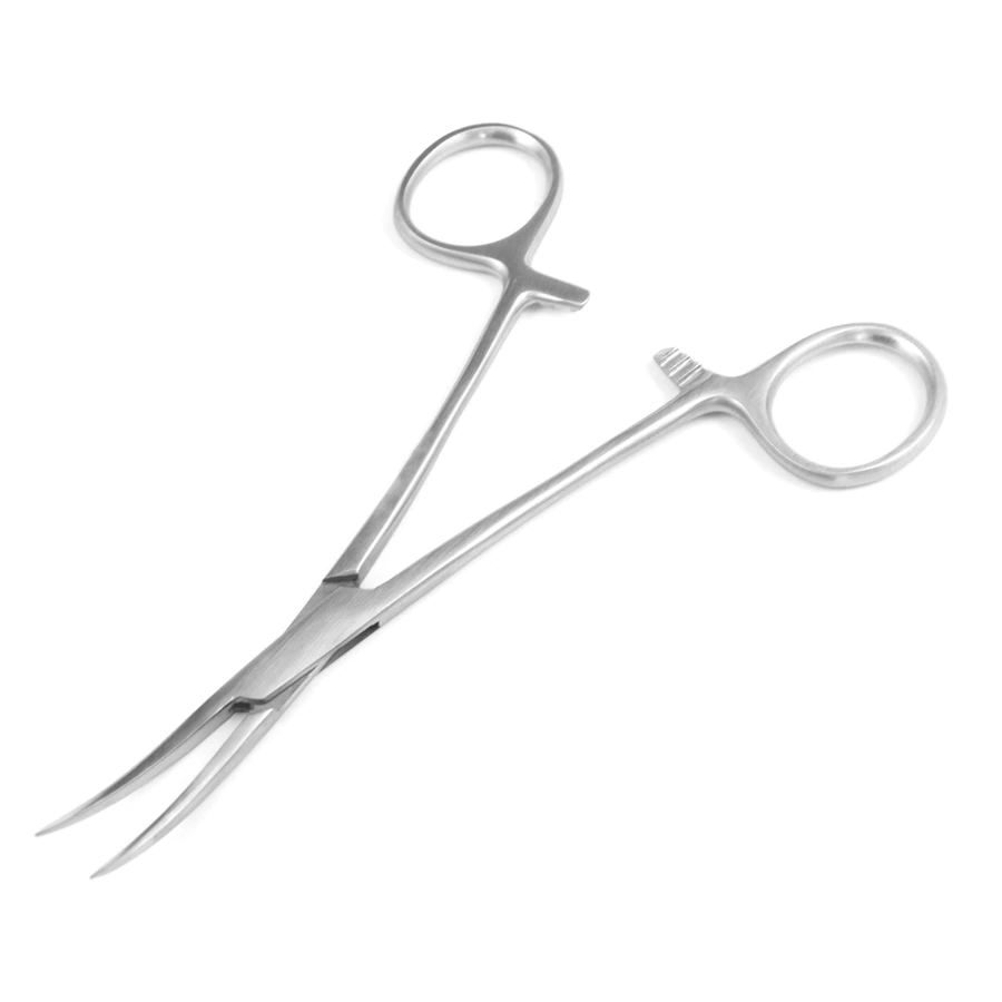 Sklar Instruments Vasectomy Piercing Forceps, Curved, 5.5", Stainless Steel, Sterile, 25/Case