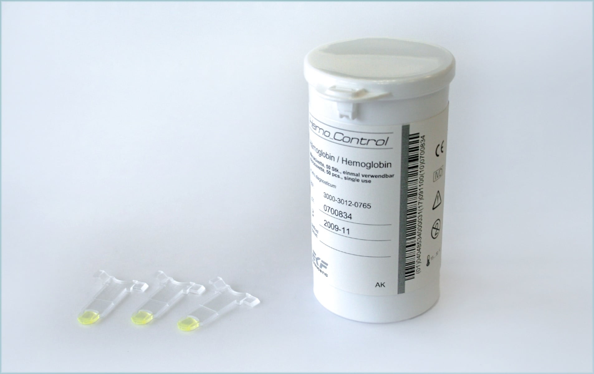 Stanbio n.x.t. Generation Hemoglobin Microcuvettes for Hemo Control Analyzer, 200/Package (4 Canisters of 50)