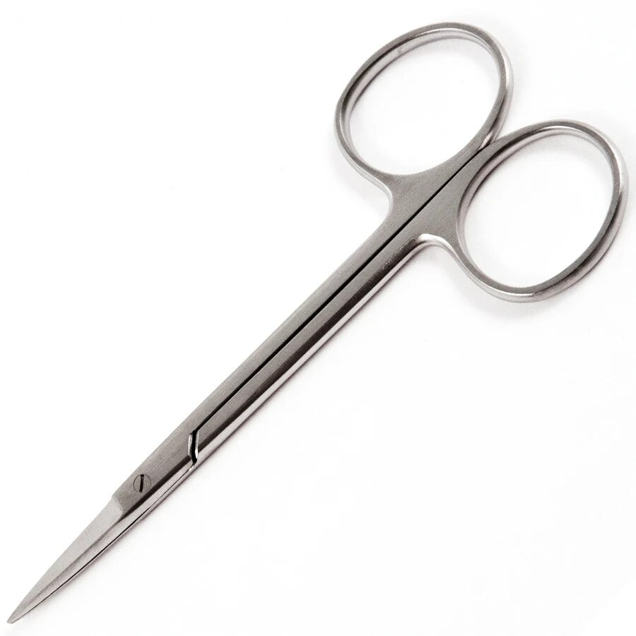 Sklar Instruments Iris Scissors, Straight 3-1/2", Sharp/Sharp, Stainless Steel, Sterile, Reusable, 25/Case