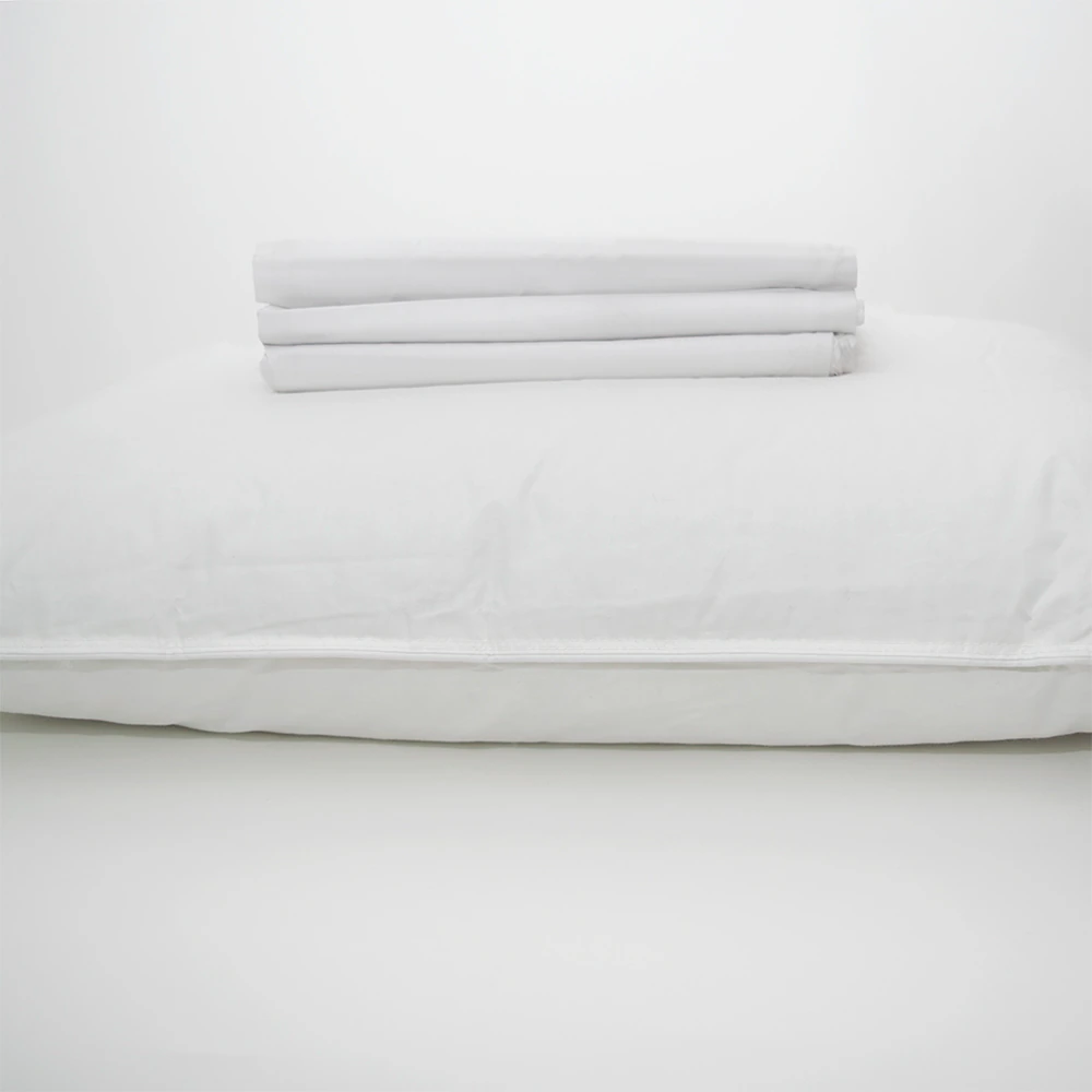 Calderon Textiles Pillowcase T180, 42 in x 34 in, 55% Cotton / 45% Polyester, White, Reusable, 12/Pk