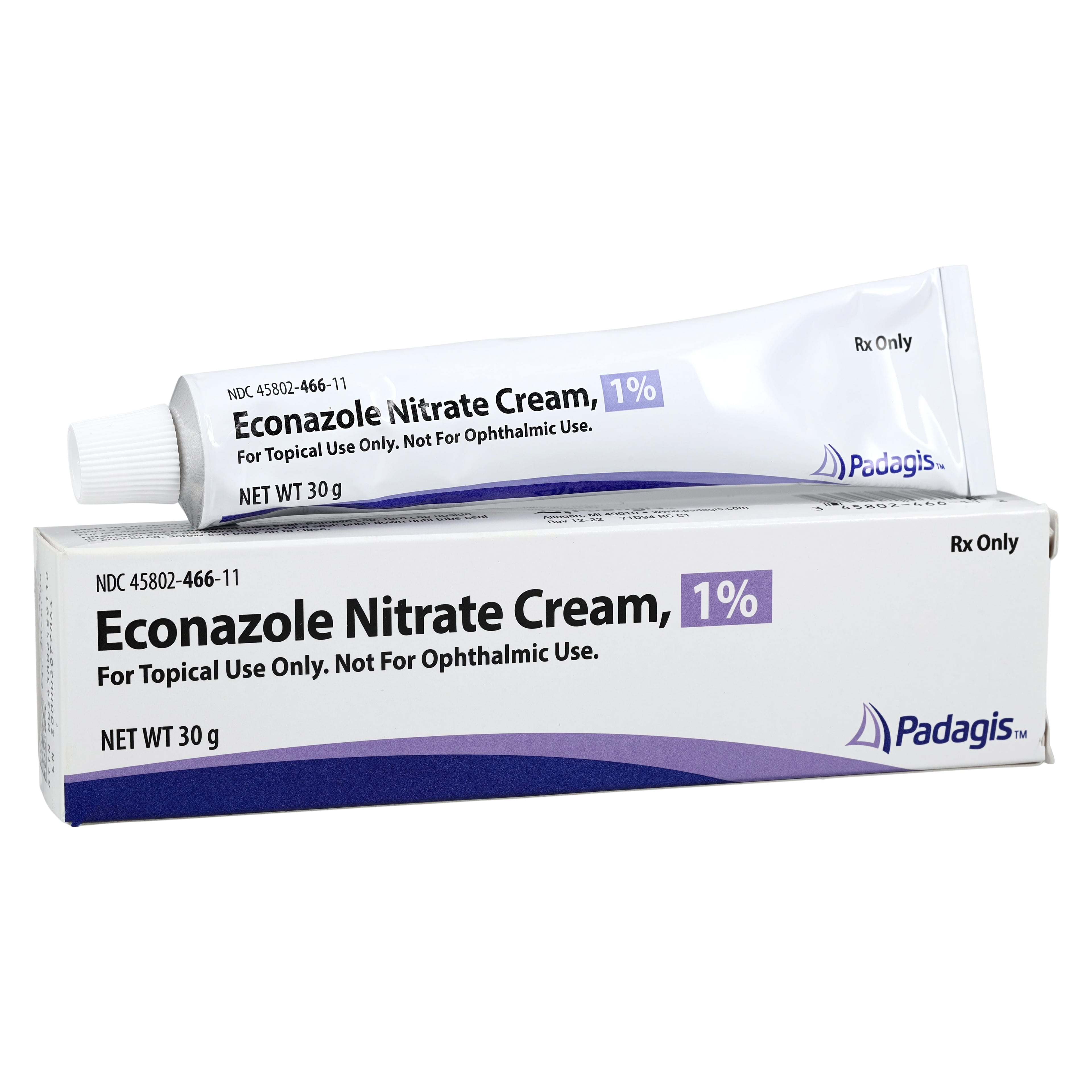 Econazole Nitrate Cream 1%, 30g Tube