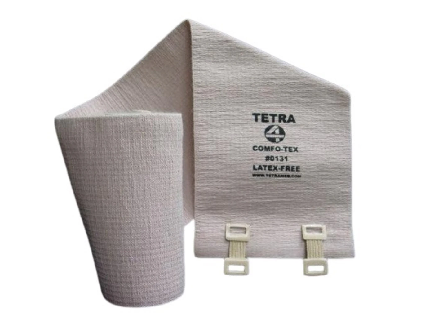 Comfo-Tex Elastic Bandage, Woven Cotton/Elastic, 2" x 5 yd, Tan, Non-Sterile, 12/Box