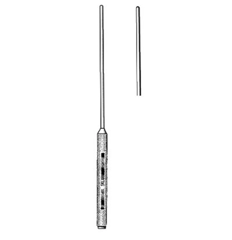 Garrett Vascular Dilator, Blunt, 2.5mm, 8-1/2", Stainless Steel, Non-Sterile, Reusable, Each