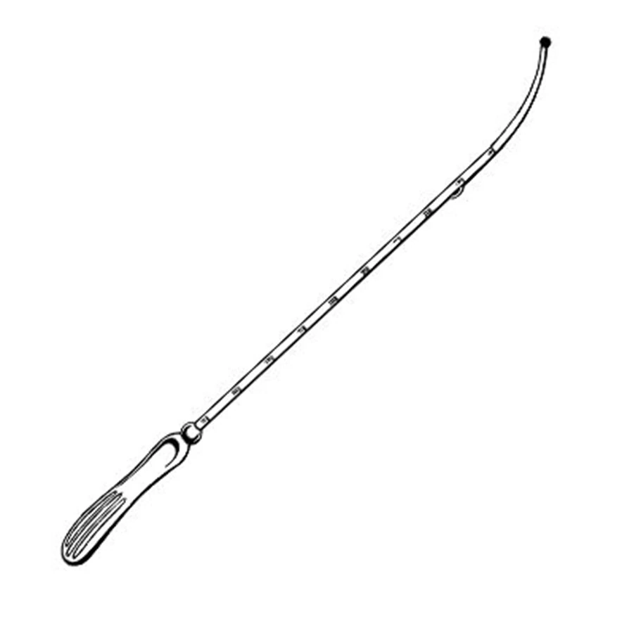 Sklar Instruments Simpson Uterine Sound, 12-1/2", Silver Plated, Non-Sterile, Reusable, Each