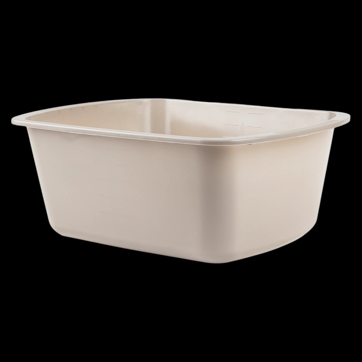 Medegen Basin Wash Rect Pewter, Polypropylene, Gray, 7qt