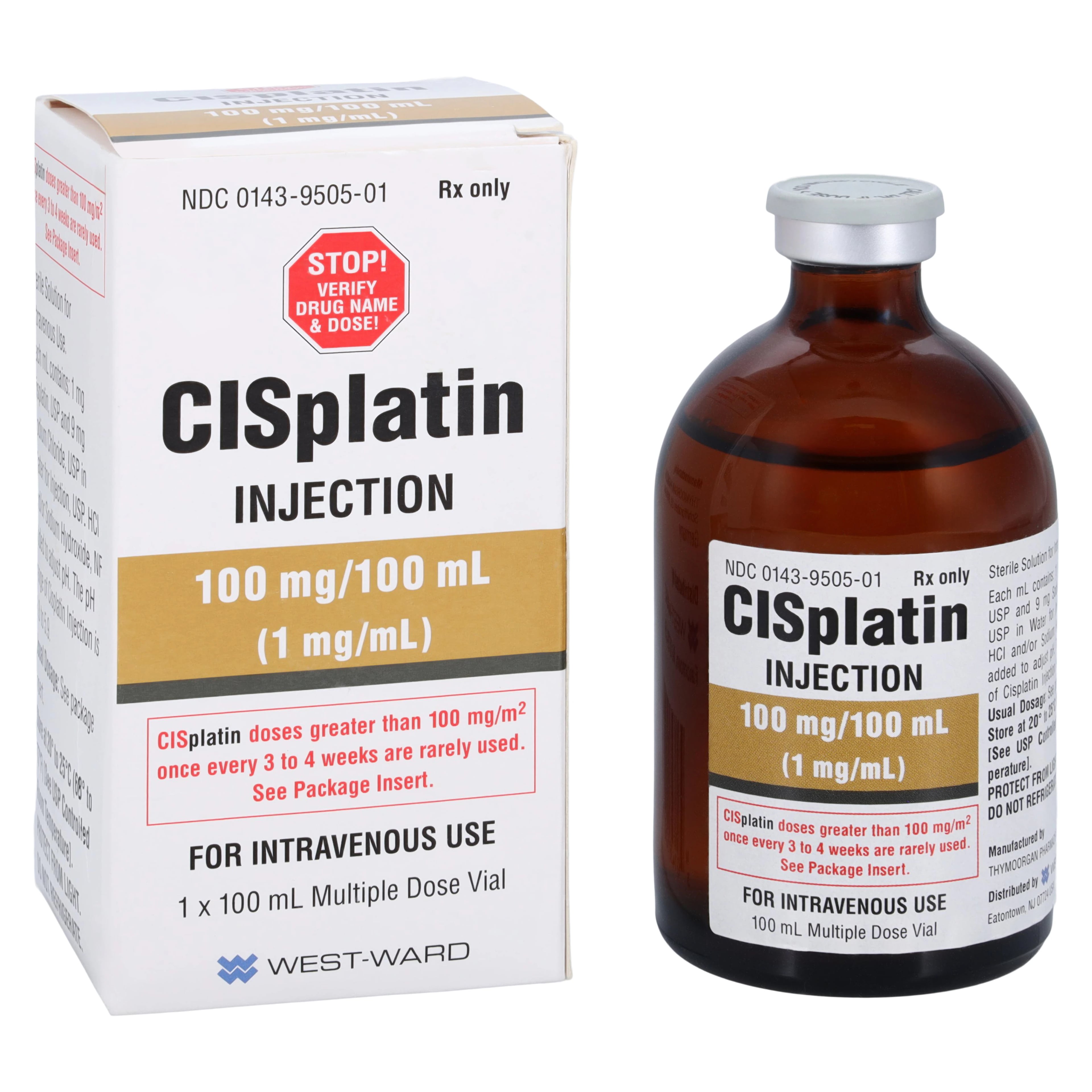 Cisplatin Injection 1 mg/mL, 100 mL Multiple-Dose Vial (MDV), Hikma Pharmaceuticals
