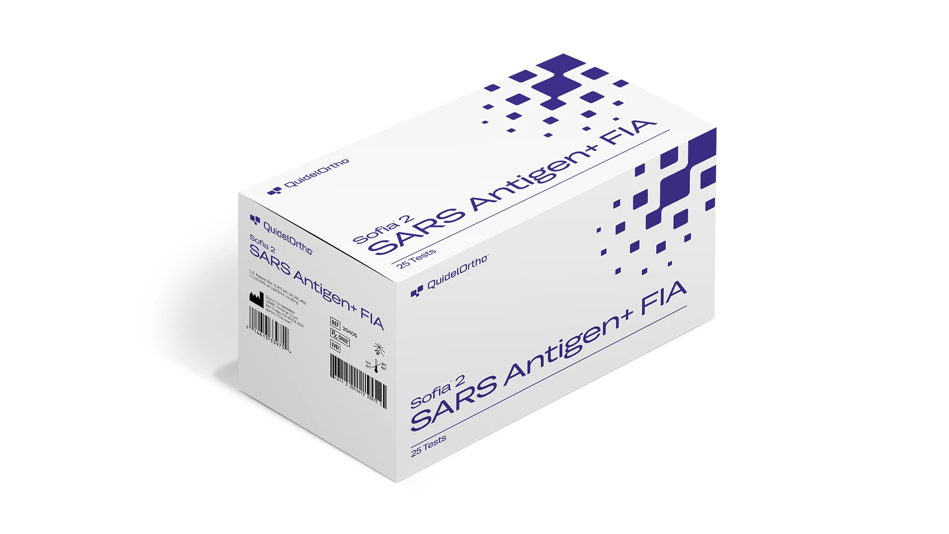 Sofia 2 COVID-19 Antigen Test Kit, CLIA Waived, 25/Box