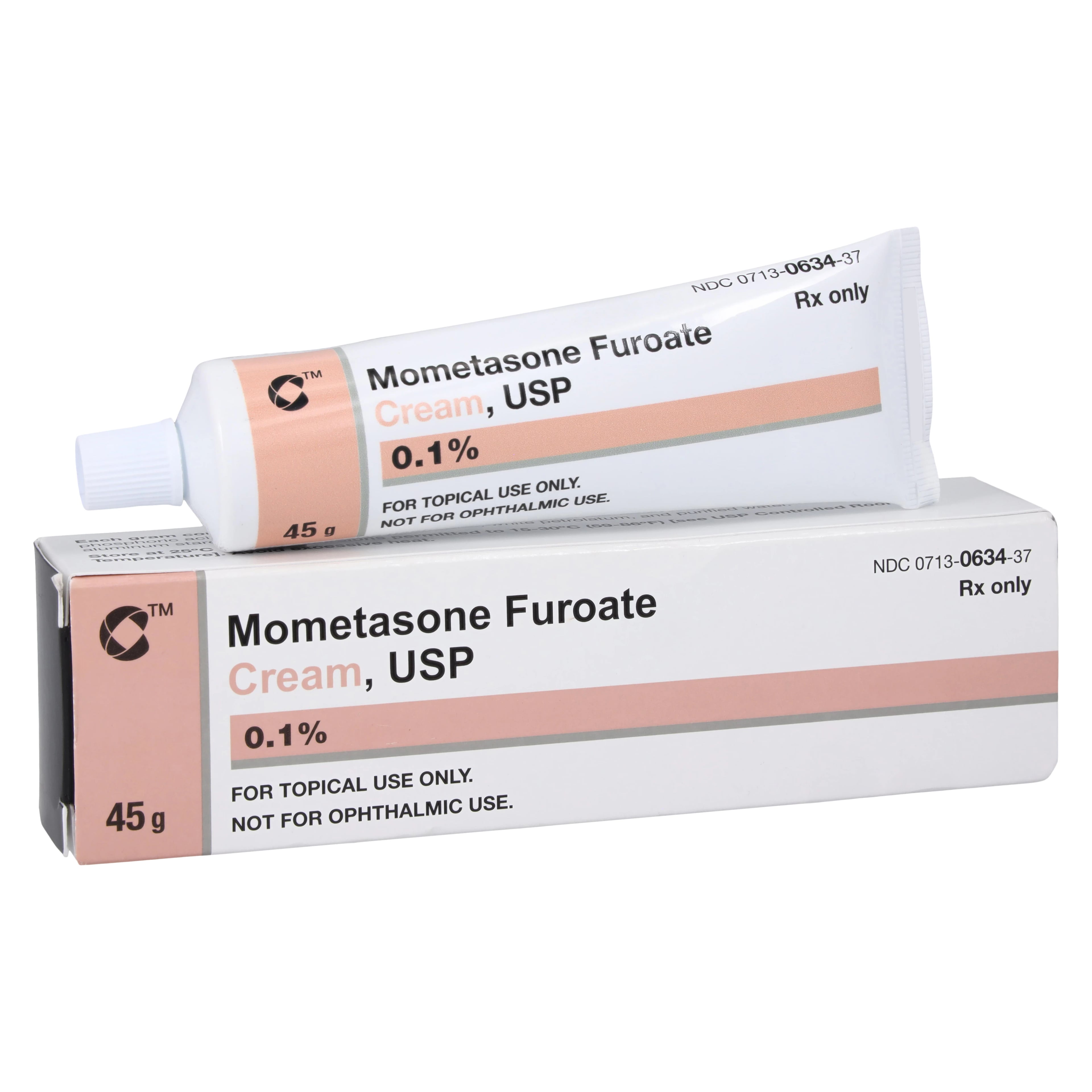 Mometasone Furoate Cream 0.1%, Topical, 45 g Tube