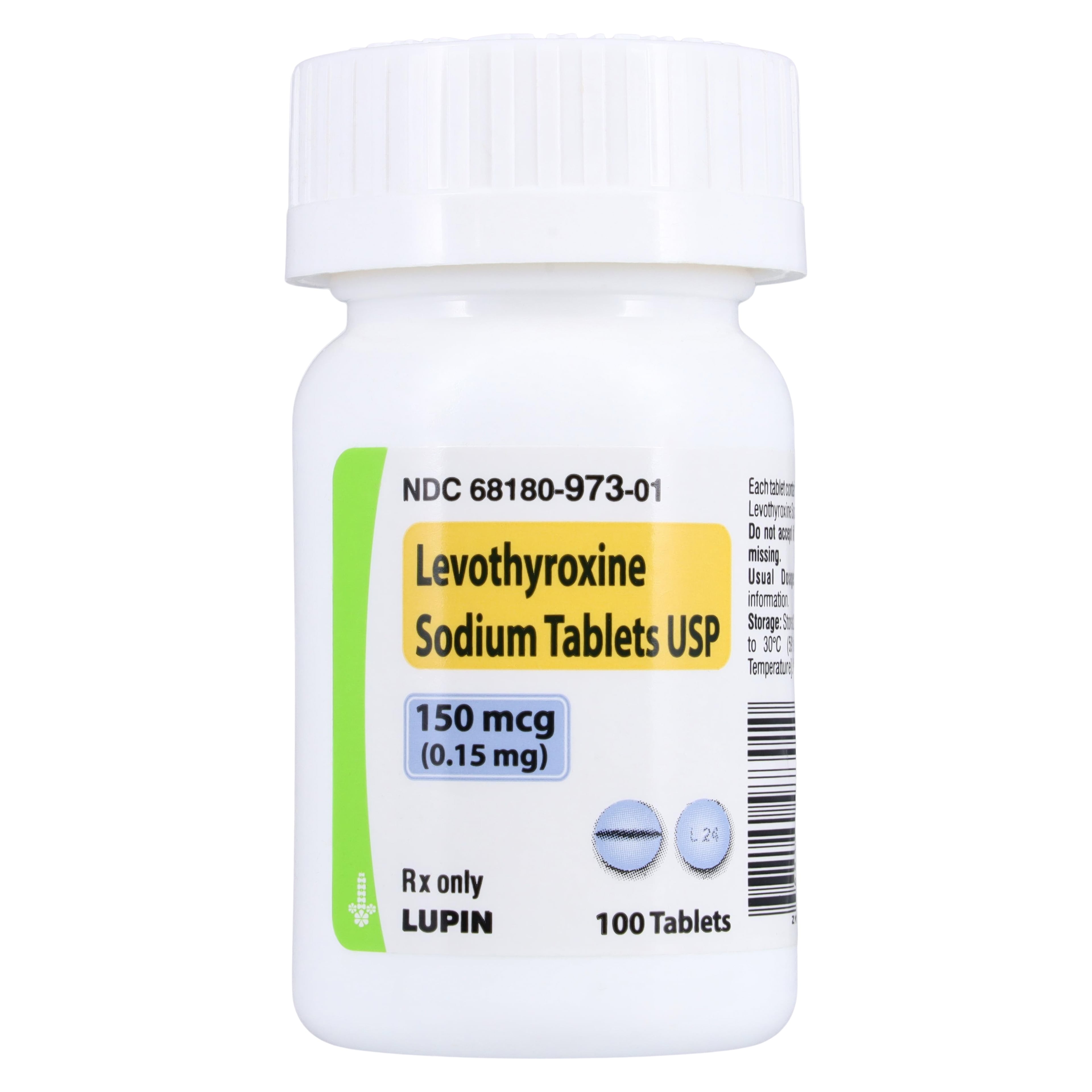 Levothyroxine Sodium Tablets, 0.15mg, 100/Bottle