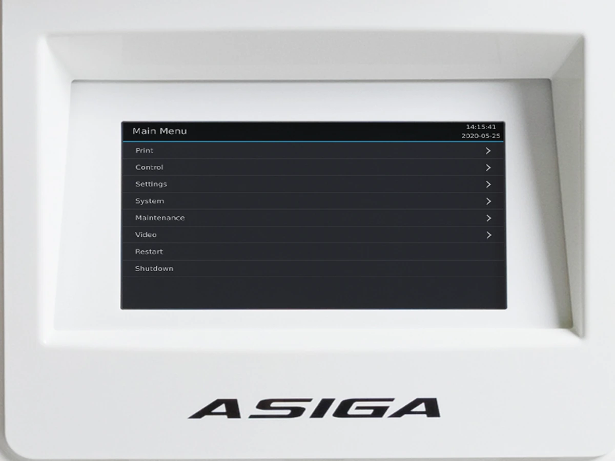 Asiga Pro 4K Touchscreen 3D Printer