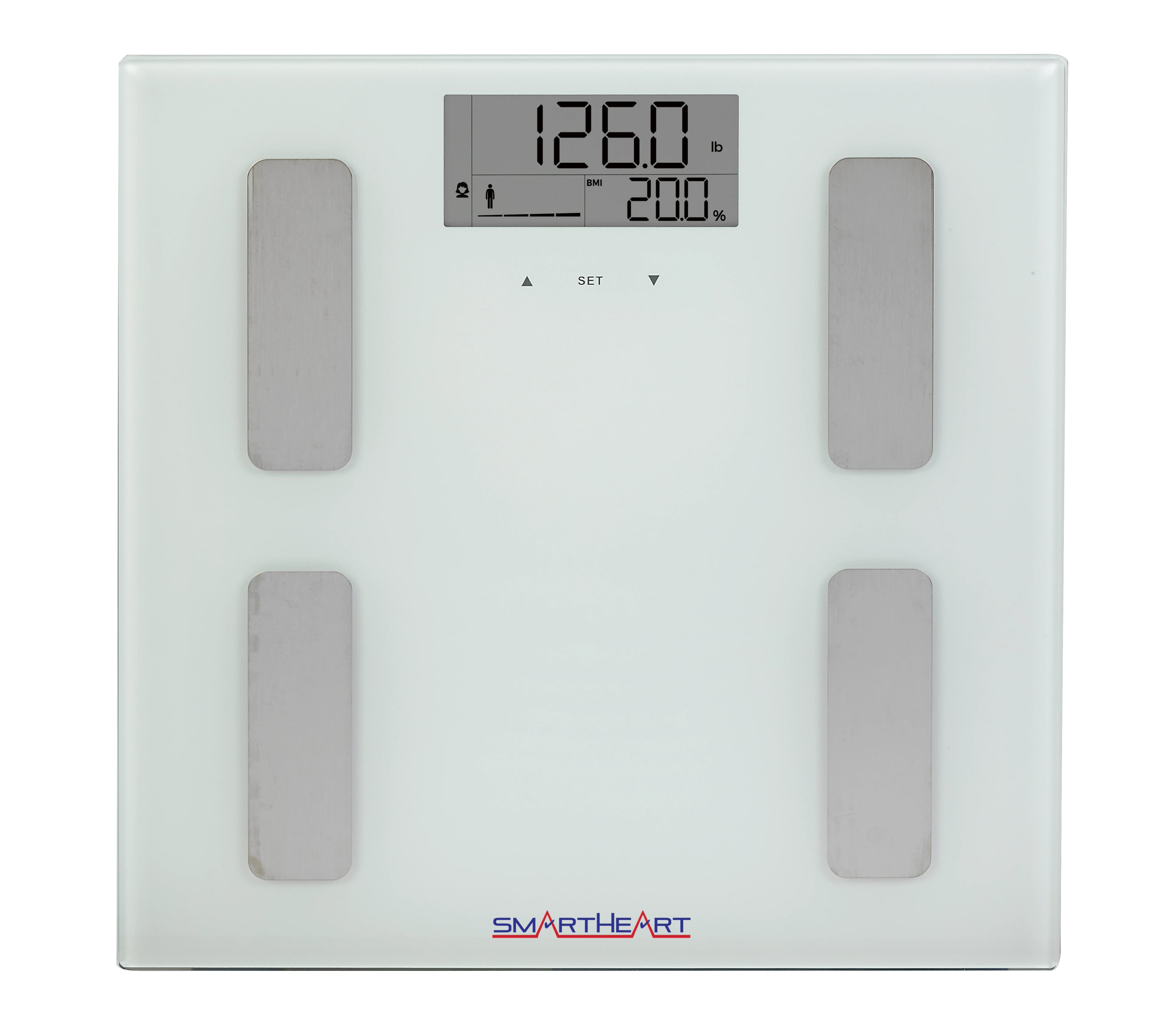 Veridian Healthcare SmartHeart Digital Weight Scale with BMI, 438 lb Capacity